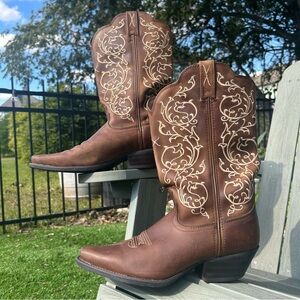 Twisted X Boots Woman’s 8.5 B Leather Cowboy Boots Western Cowgirl Detailing